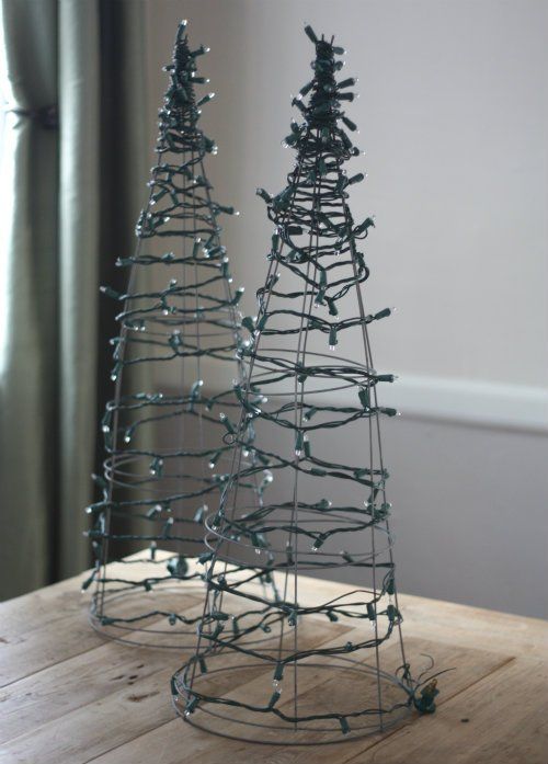 Christmas tree frame