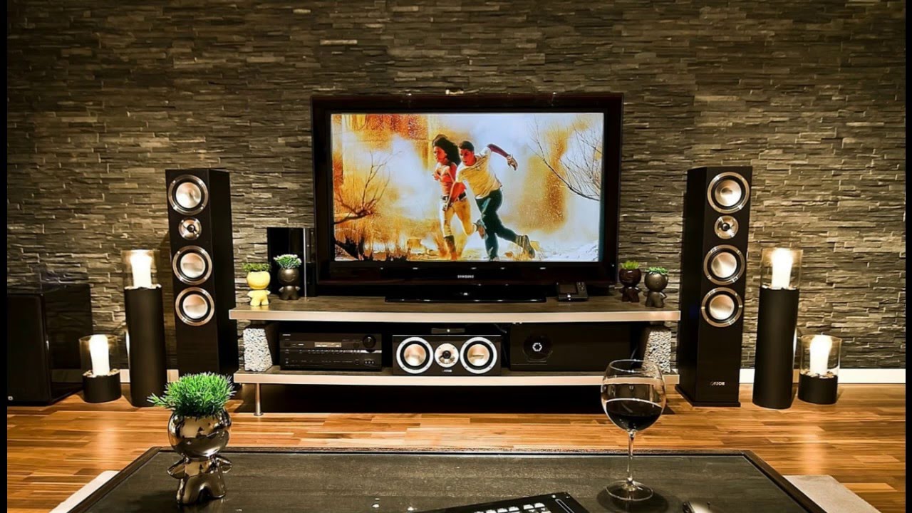 Home cinema în interior.