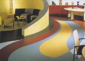 Commercial linoleum