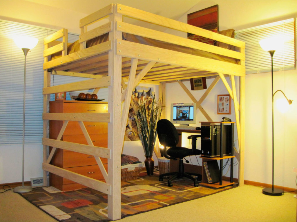 DIY loft bed option.