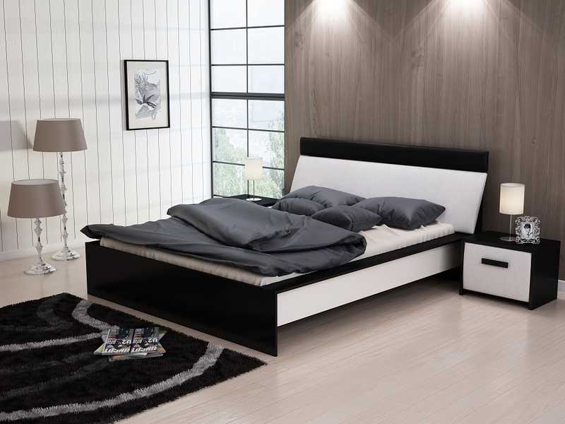 bed in bedroom