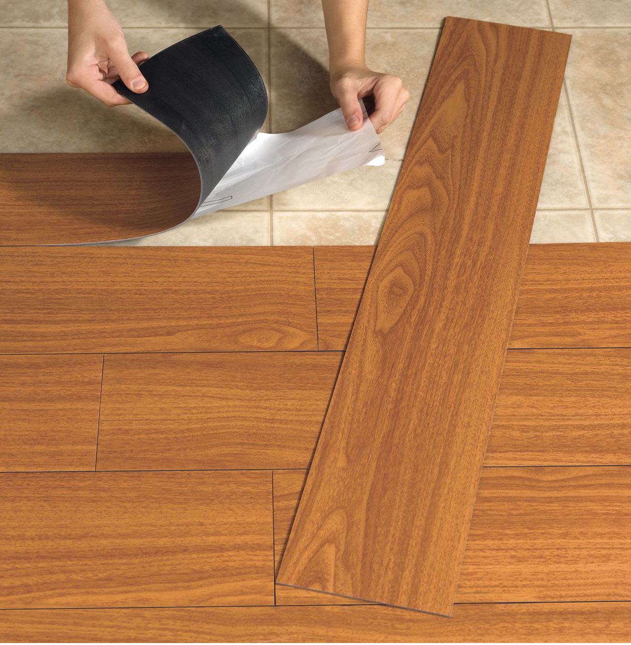 Laminate like linoleum 