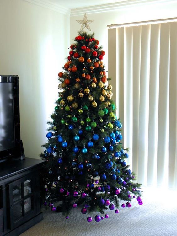 Decorated Christmas tree