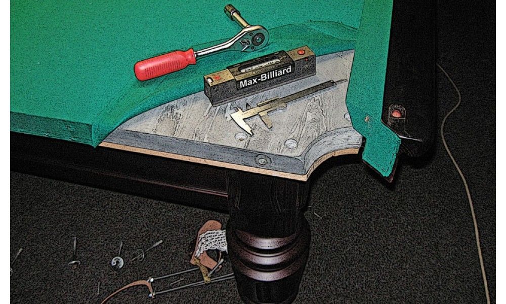 Reupholstery ng billiard table