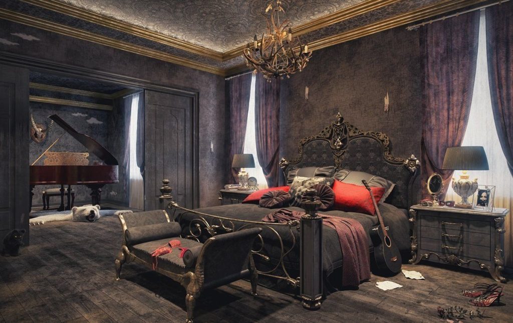 gothic bedroom