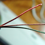 Headphone wires.