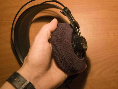 DIY ear pad para sa mga headphone