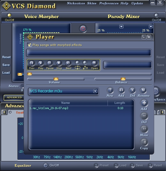 Usando AV Voice Changer Diamond