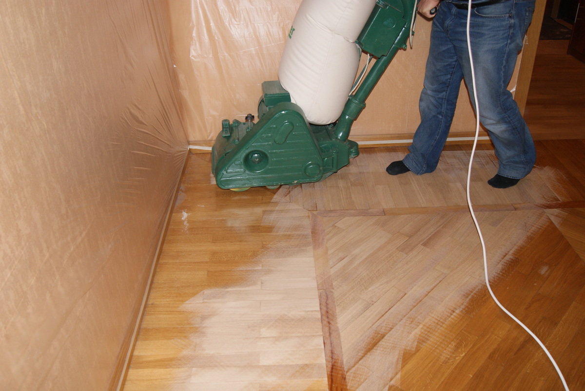 scraping parquet boards