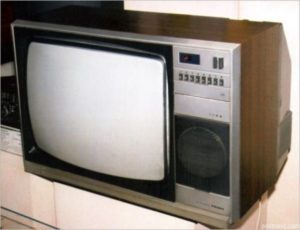 Oude televisie.