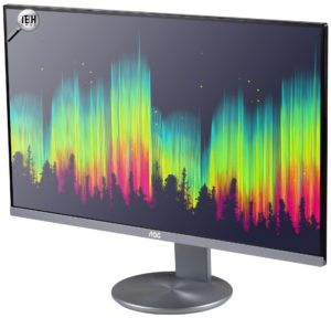 Penglihatan yang jelas pada monitor