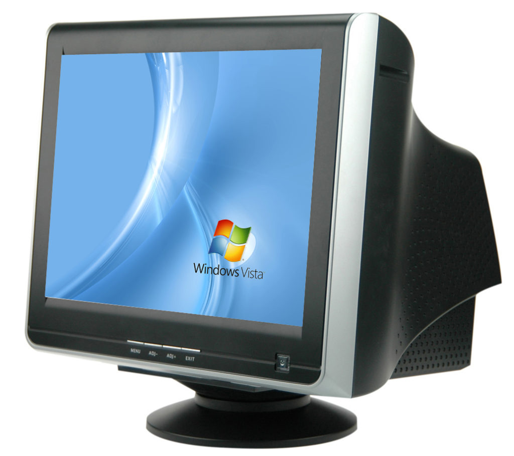 CRT monitör.