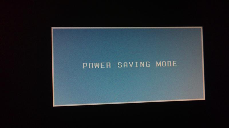 Energy saving mode.