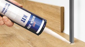 Mga sealant para sa laminate flooring.