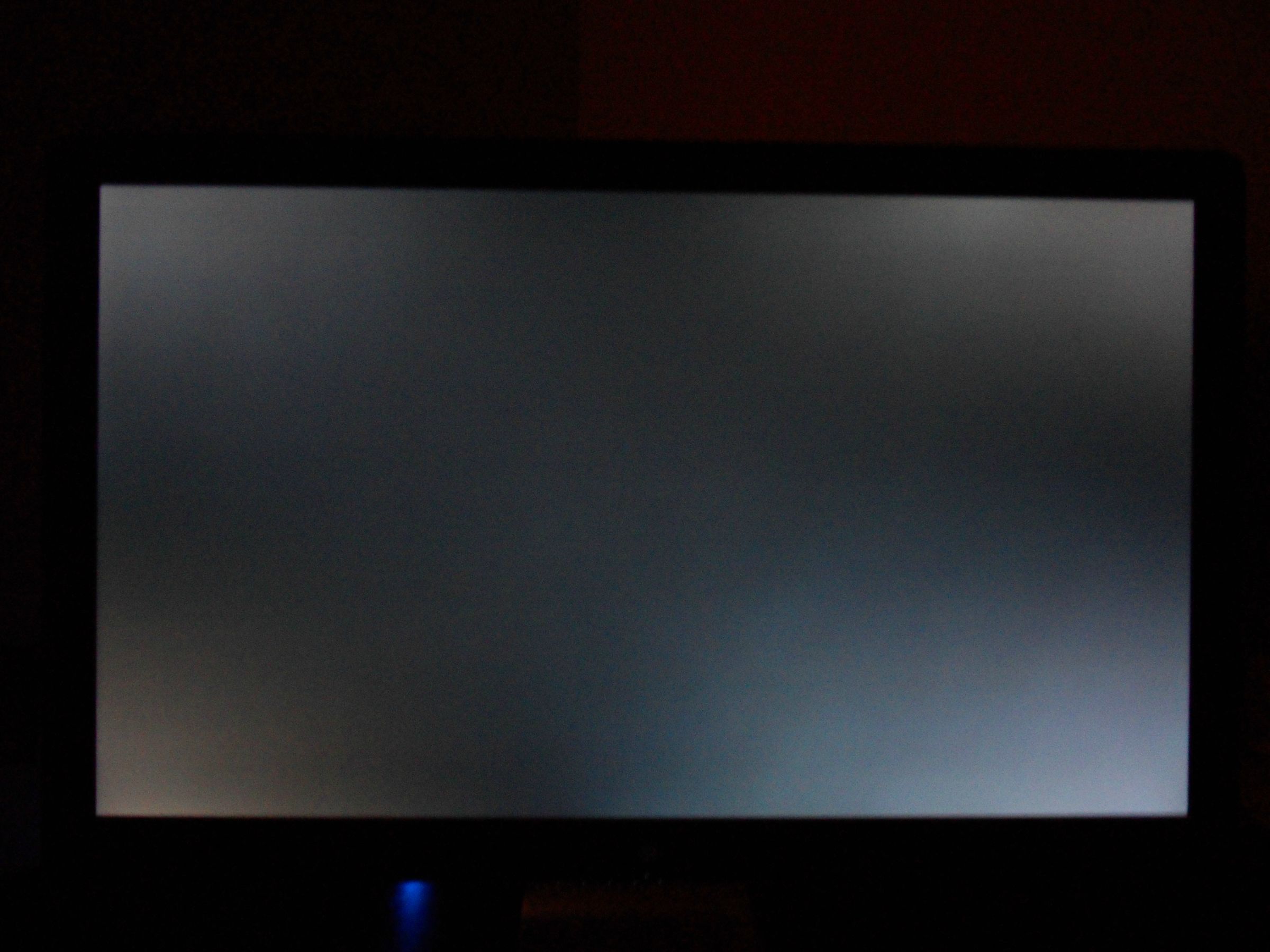 Glow effect of the monitor.