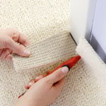 How to cut carpet.