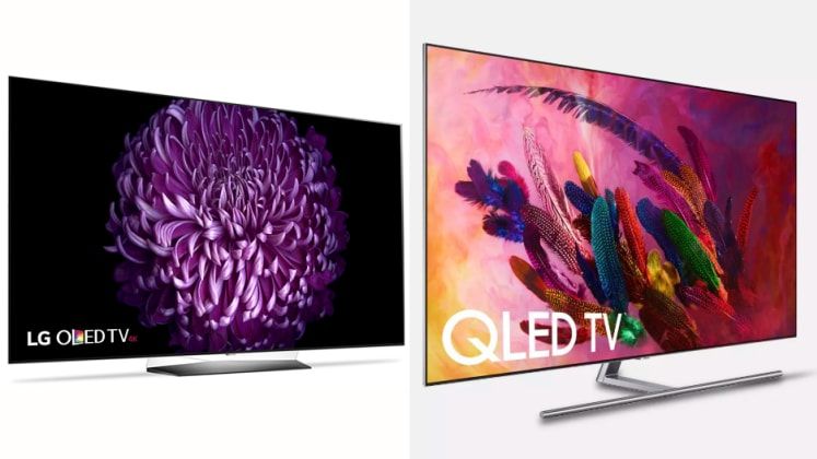 OLED a QLED TV LG.