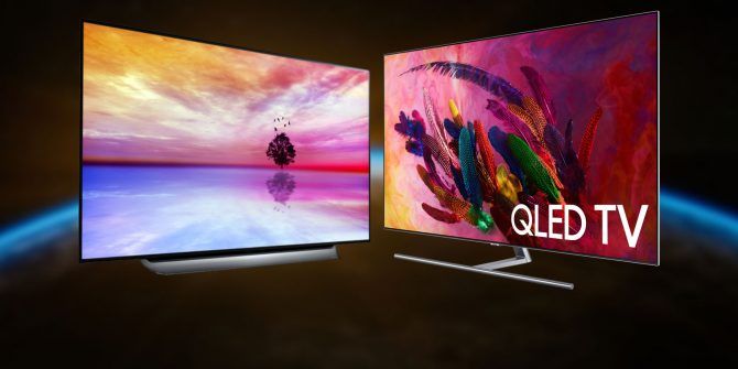 Tivi OLED và QLED của Samsung.