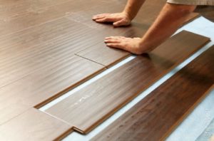 Laying parquet boards 1