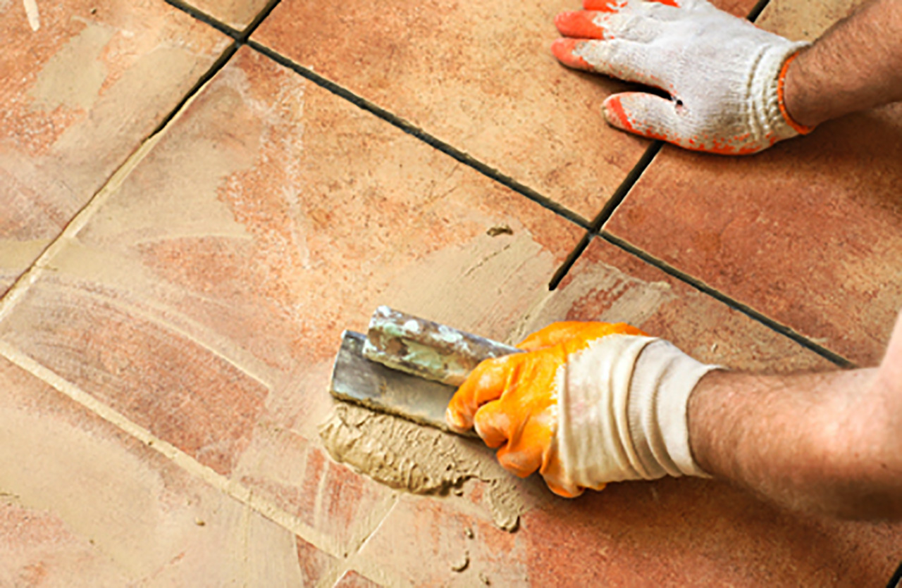 Tamang grouting ng joints.