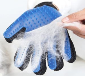 cleaning with glove