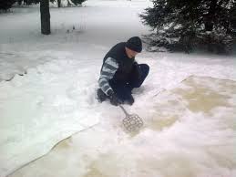 Método de limpeza de neve 