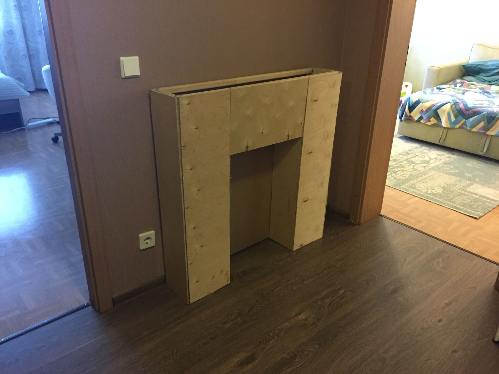 Laminate fireplace