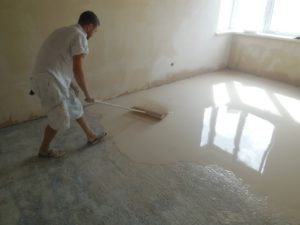 self-leveling floor