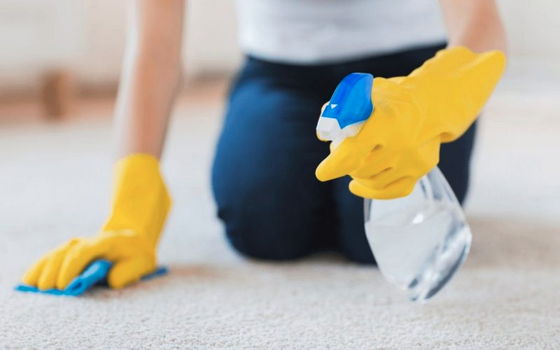 Refresh the carpet at home