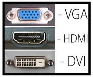 comparație cu conectorul VGA