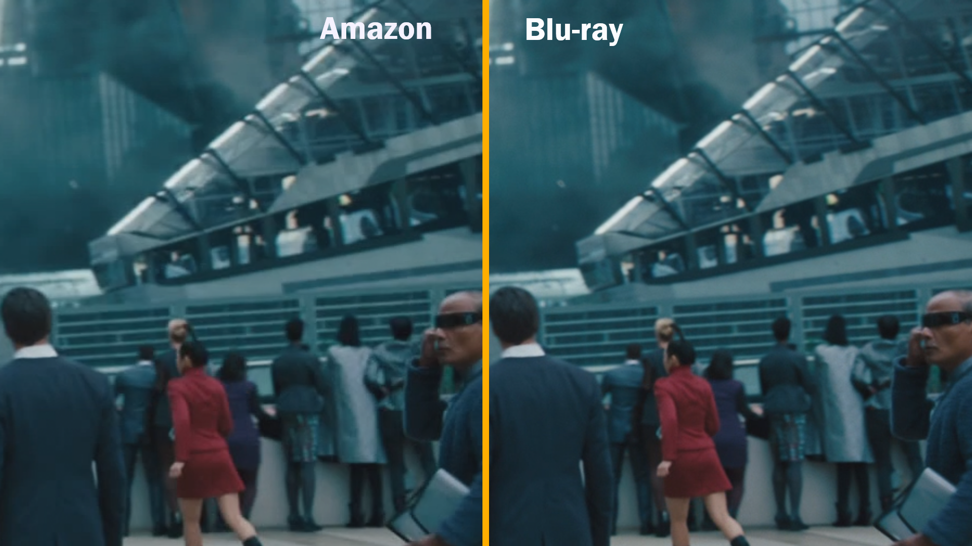 La differenza tra i film Blu-ray in TV