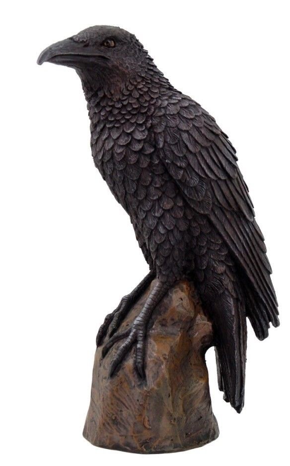 raven figurine