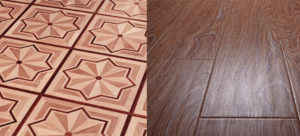 Which is warmer, linoleum or laminate?