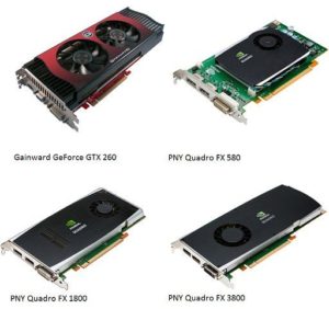 types of video cards