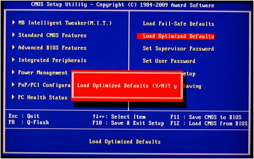 cómo habilitar BIOS si el teclado no funciona