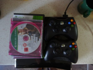 Waar is de l-knop op de Xbox 360-joystick?