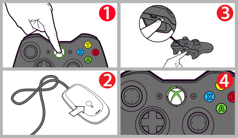 Joystick'i Xbox 360'a bağlama