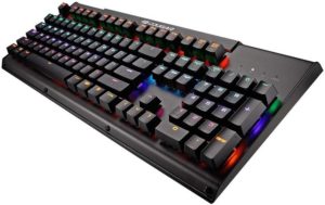 Ao conectar o teclado, as luzes acendem e apagam