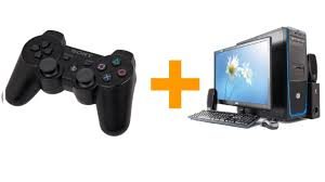 Hvordan koble en PS2-joystick til en PC