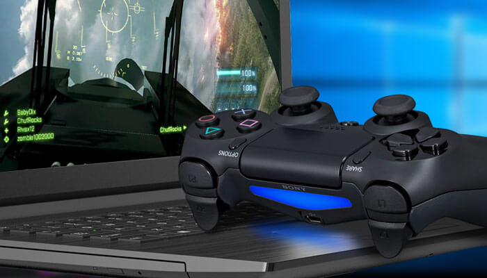 Joystick fără fir pentru a juca pe un computer.