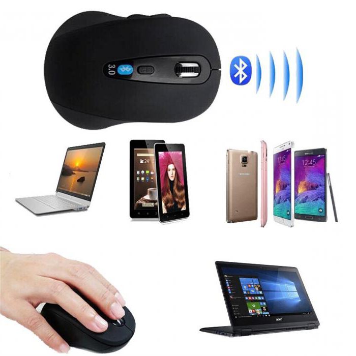 Mouse para telefone via Bluetooth