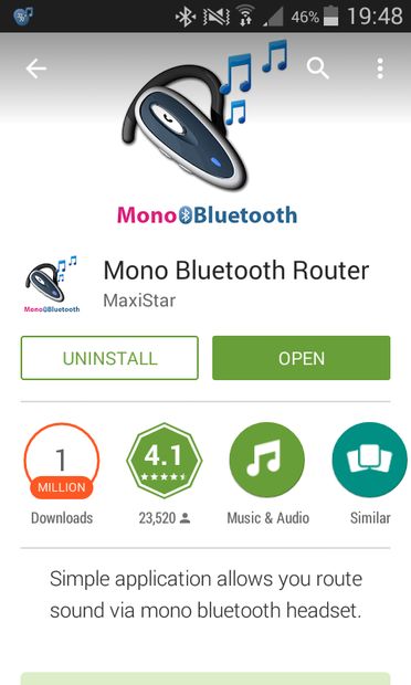 Mono Bluetooth router.