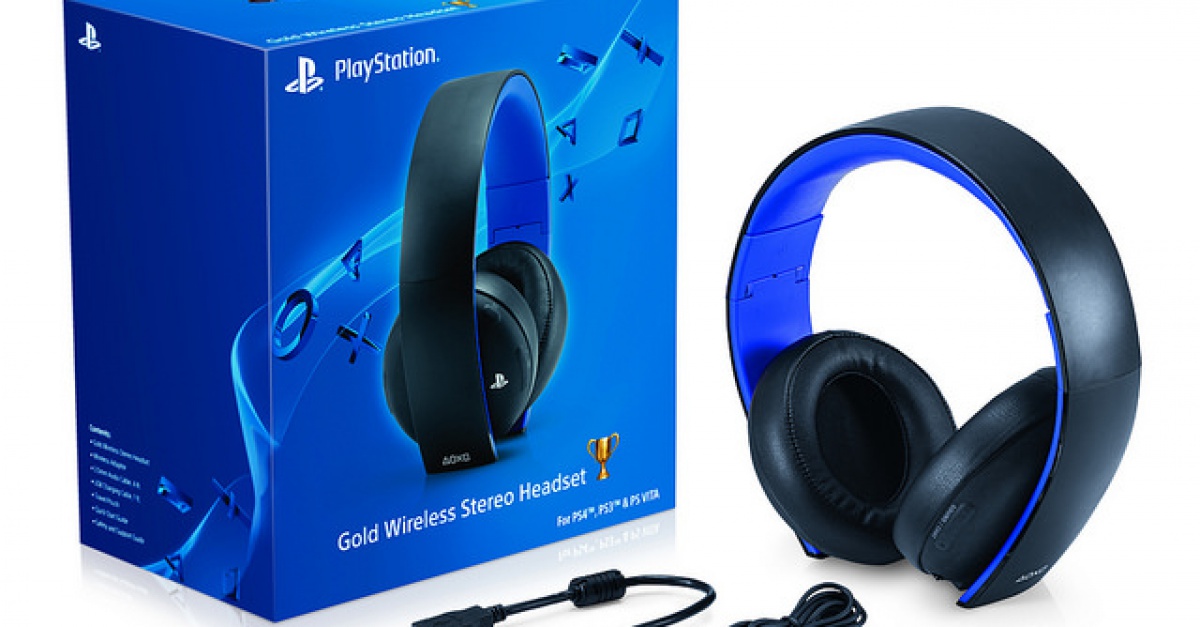 Mga headphone ng PS4.