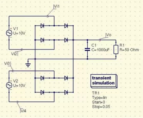 Schema per un generatore eolico.