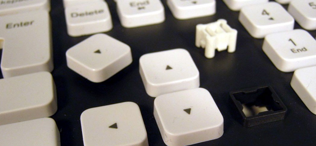 O dispositivo de um teclado de êmbolo.