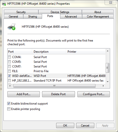 Configurando o WSD.