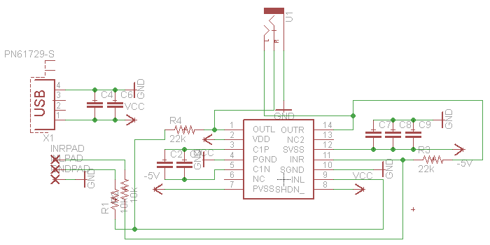 Circuito amplificador de alto-falante