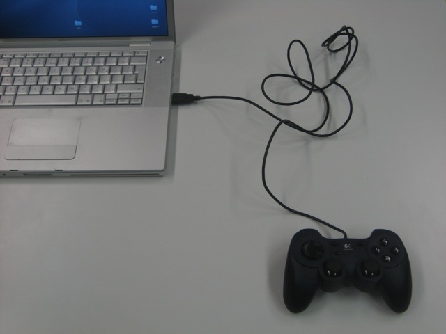 Conectando um joystick a um laptop