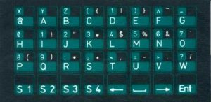 teclado de membrana