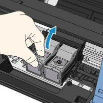 Serbatoio dell'inchiostro nel dispositivo